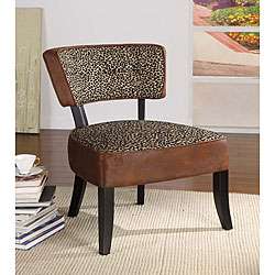 Wrangler/ Leopard Print Club Chair  