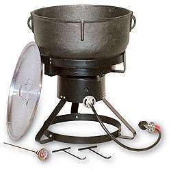 King Kooker 10 gallon Jambalaya Cast Iron Pot and Outdoor Cooker 