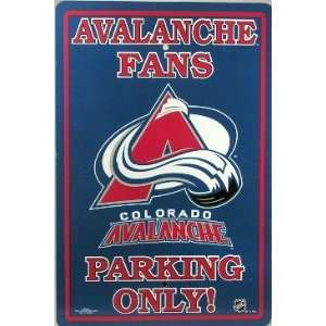  Colorado Avalanche Fans Parking Only Sign Licensed Sports 