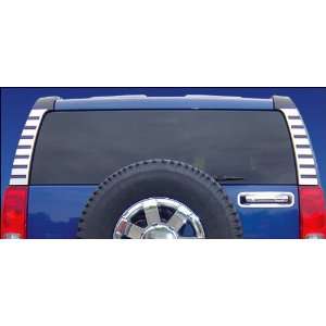   Stainless Rear Upper Louver Covers, for the 2007 Hummer H3 Automotive
