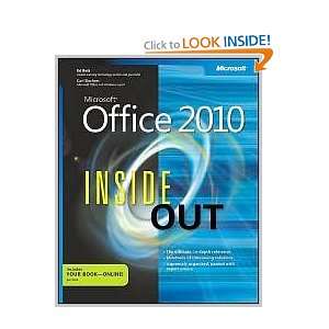  Microsoft Office 2010 Inside Out 1st (first) edition Text 