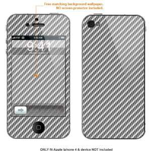 Protective Decal Skin Sticker for AT&T & Verizon Apple Iphone 4 case 