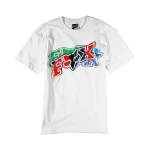  Fox Racing Boys Over and Under s/s Tee White KM 