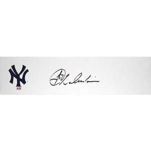  Joba Chamberlain Autographed Pitching Rubber Sports 