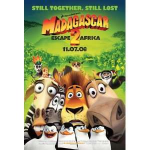  Madagascar 2 Original Movie Poster 27x40 (B) Everything 
