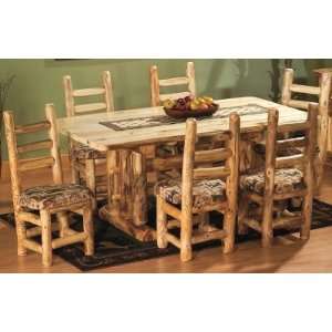   Upholstered Dining Set With Bench   The Woods Furniture & Decor