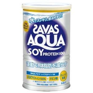  SAVAS Aqua Soy Protein 100 Orange flavor   700g Health 
