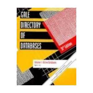  Gale Directory of Databases 31st Ed., 2 Vol. Set (Gale 