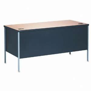 HON  Mentor Series Single Pedestal Desk, 60w x 30d x 29 1/2h, Natural 