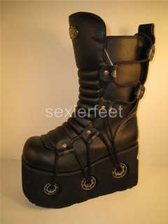 Calf Boot. Color Black Pu.
