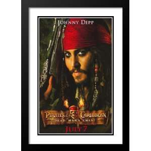 Pirates of the Caribbean 32x45 Framed and Double Matted Movie Poster 