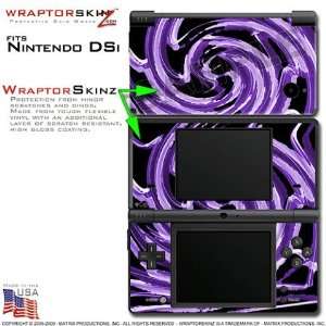 com Nintendo DSi Skin Alecias Swirl 02 Purple WraptorSkinz Skins (DSi 