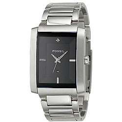 Fossil Mens Analog Black Dial Watch  