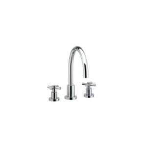   026   Basic Cross Handle Deck Mounted Tub Set W/ High Spout, Trim Only