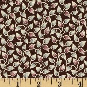   Quilt Pretty Petals Brown Fabric By The Yard Arts, Crafts & Sewing