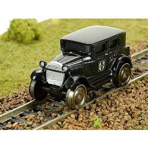  HO 1929 Hi Rail Track Inspection Sedan w/DCC, SF Toys 