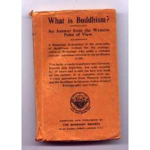  What is Buddhism? (An Answer from the Western Point of 