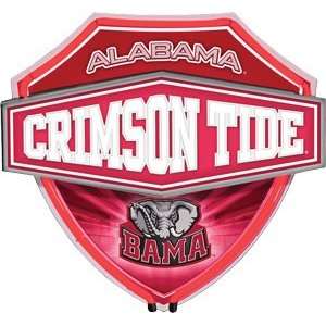  University of Alabama Neon Shield Sign   NCAA Kitchen 