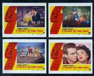 PLACE IN THE SUN ELIZABETH TAYLOR LOBBY MOVIE POSTERS  