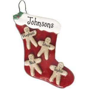 Gingerbread Stocking Ornament