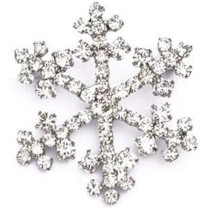  Rhinestone Pin   Snowflake Jewelry