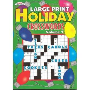  Large Print Holiday Crosswords Volume 1 Kappa Books