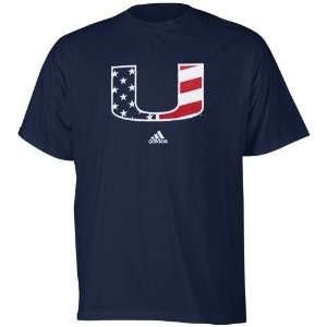   Hurricanes Navy Blue Patriotic Team Name T shirt