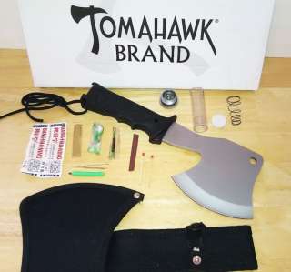 Survival Axe Tomahawk With Nylon Sheath w/ Survival Kit  
