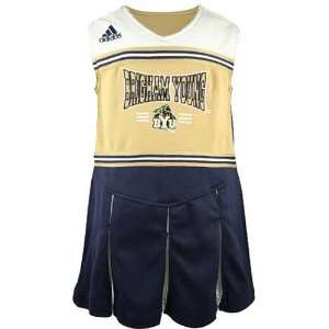 adidas Brigham Young Cougars Navy Blue Youth Two Piece Cheerleader 