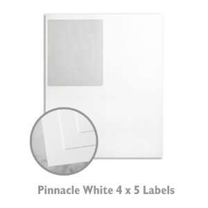   Pinnacle Recyclabels White Label Sheet   100/Package