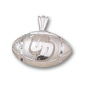  Dayton Flyers Solid Sterling Silver UD Football 