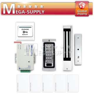   Kit Door Access Control System+ Power Supply+Magnetic Lock+5 ID Cards