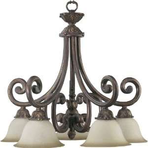  Chelsea Family 25 Oxidized Copper Chandelier 8449 5 53 