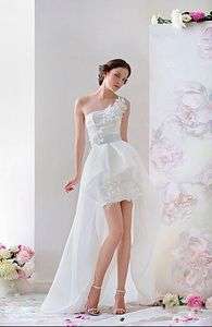Sweet Short Wedding Dress Bridesmaid Bride Gown Prom Custom Size 6 8 