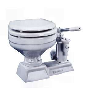  Raritan Standard Manual Toilet   White Marine Size Bowl 
