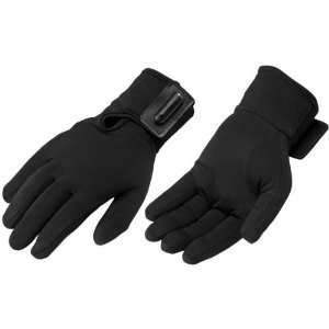   Warm and Safe Heated Street Bike Racing Motorcycle Gloves   Black / X