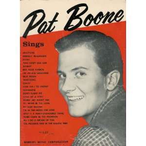  Pat Boone Sings Songbook 1957 Robbins Music Corp Books