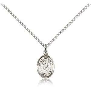 925 Sterling Silver St. Saint Margaret Mary Alacoque Medal Pendant 1 