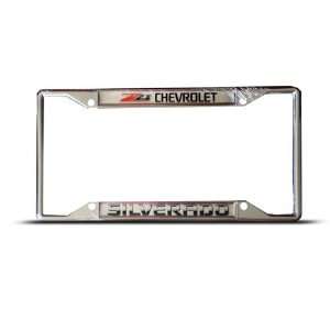  Chevrolet Silverado Metal license plate frame Tag Holder 