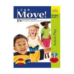  I Can Move   15 Movement Activities Book & CD Musical 