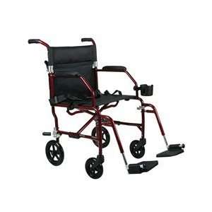  Medline Transport Freedom Wheelchair   Red Health 