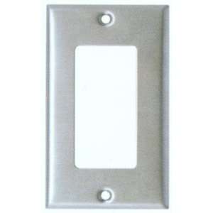  Stainless Steel Metal Wall Plates Midsize 1 Gang Decorator 