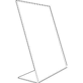  Thick Acrylic Easel Counter Mirrors  9W X 12H, 1/8 