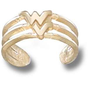  West Virginia University WV Toe Ring Pendant (14kt 