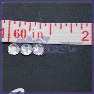 2880 Hot Fix Rhinestones Iron On Diamonds 4mm 12 Colors  