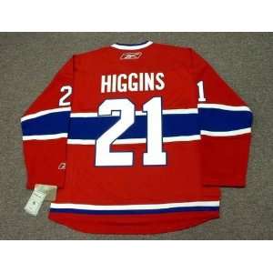  CHRIS HIGGINS Montreal Canadiens REEBOK RBK Premier Home NHL Hockey 