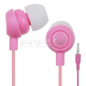  Ecell   PINK SMILEY FACE IN EAR EARPHONES FOR ARCHOS  
