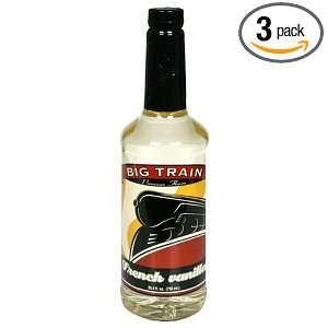 Big Train French Vanilla Syrup 750 Grocery & Gourmet Food