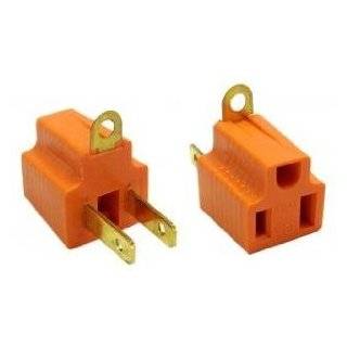 Pc. Set Grounding Adapters  Convert 3 prongs to 2