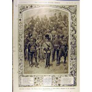    1911 Guards Empire Bearers King Coronation Ceremony